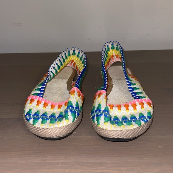 The Children’s Place Boho Textile Flat Mules - Girl’s Size 2.5 - Picture 4 of 10